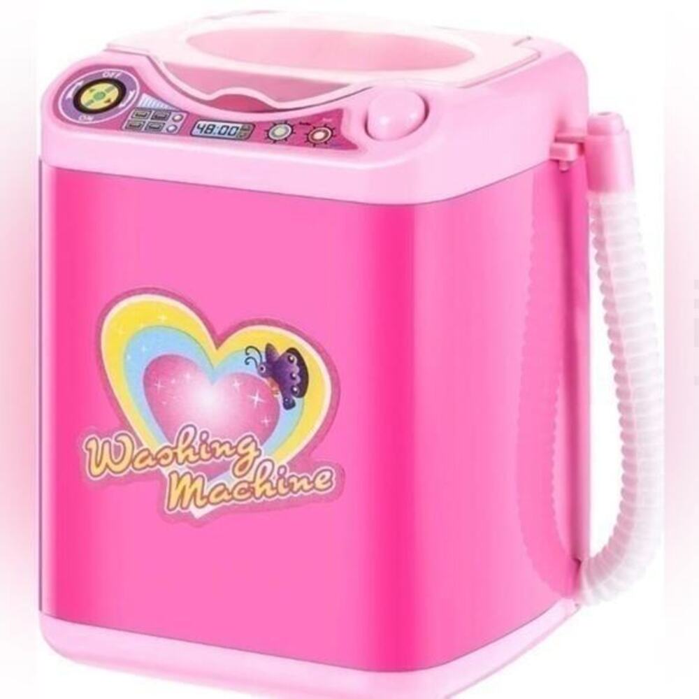 Hsei Mini Makeup Brush Cleaner Device Plastic Electric Toy